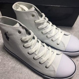 ポロラルフローレン(POLO RALPH LAUREN)のM様専用 ラルフローレン スニーカー 23.0〜23.5cm 白 新品(スニーカー)