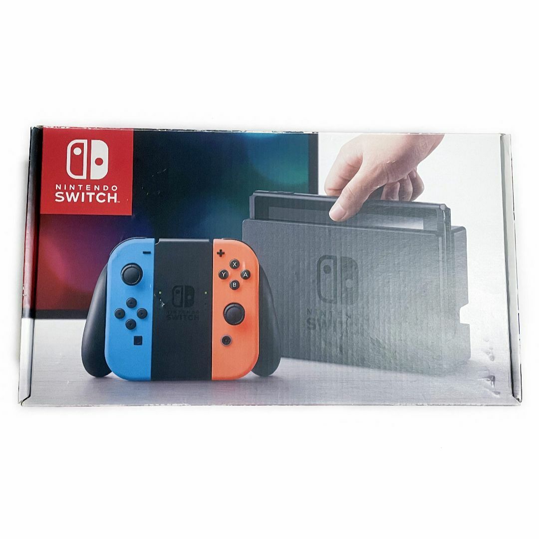 液晶美品 NINTENDO 任天堂 スイッチ Switch ブルーレッド 動作〇