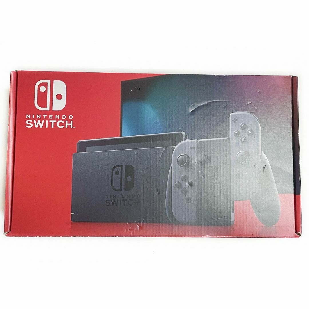 美品 新型 NINTENDO 任天堂 スイッチ Switch グレー 動作確認済