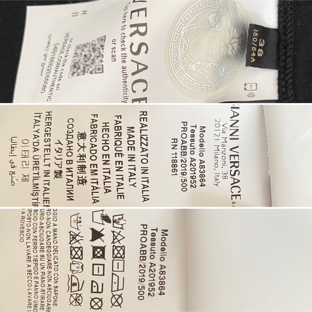 VERSACE - ヴェルサーチ VERSACE Tシャツ レディース 38サイズ VERSACE - ヴェルサーチ VERSACE Tシャツ レディース 38サイズ
