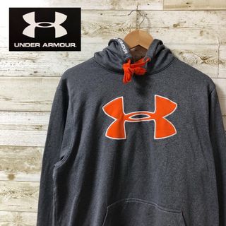 アンダーアーマー(UNDER ARMOUR)のアンダーアーマー UNDER ARMOUR パーカー グレー　ビックロゴ(パーカー)