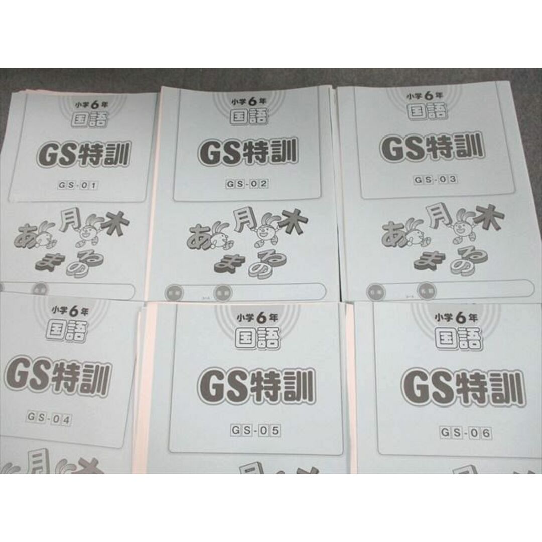 UX12-022 SAPIX 小6 国語 GS特訓 GS-01〜06 2022年度版 計6冊 30S2Dの ...