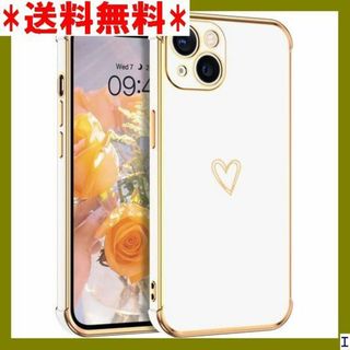 １ GUAGUA iPhone14 ケース ハート 可愛い チ ホワイト 594(モバイルケース/カバー)