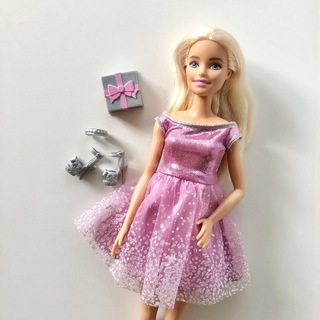 Barbie バービー2WAYボリュームピンクワンピース/ドレス