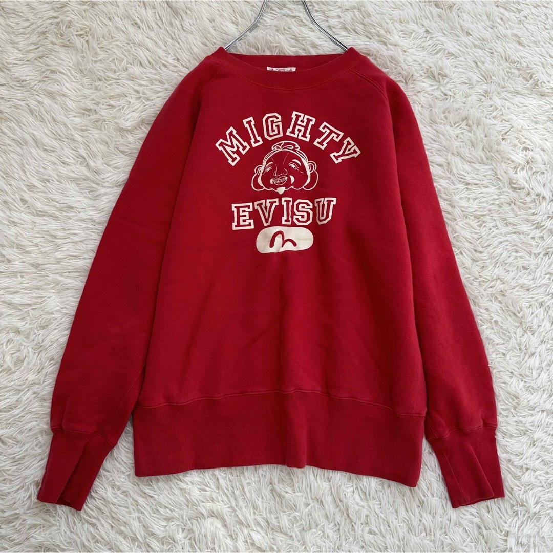 エヴィス　MIGHTY KAMOME LOGO SWEAT SHIRT