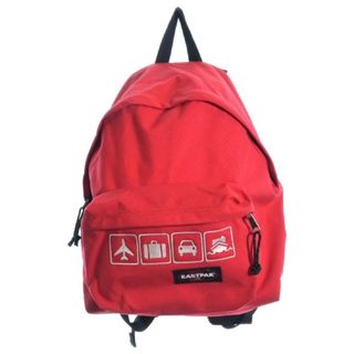 イーストパック(EASTPAK)のEASTPAK イーストパック バックパック・リュック - 赤x白 【古着】【中古】(バッグパック/リュック)