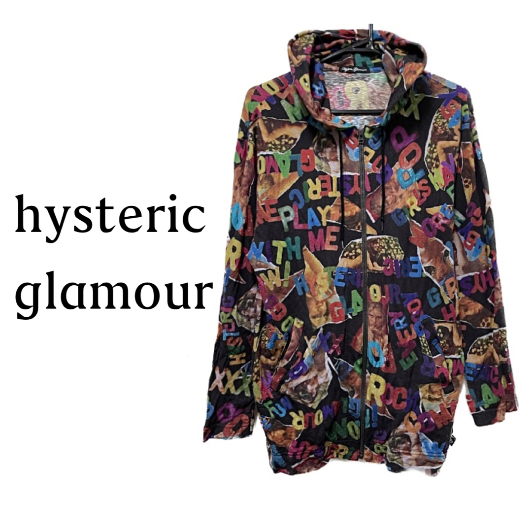 HYSTERIC GLAMOUR - ヒステリックグラマー【美品】薄手 girl×ロゴ 総柄