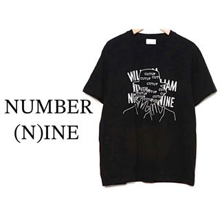 ナンバーナイン(NUMBER (N)INE)のNUMBER(N)INE【美品】ロゴ プリント 半袖 コットン カットソー(Tシャツ(半袖/袖なし))