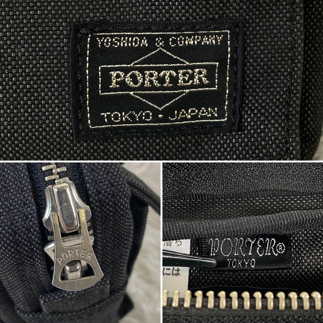 ☆極美品 PORTER SMOKY ポーター スモーキー ボディバッグ ブラック 