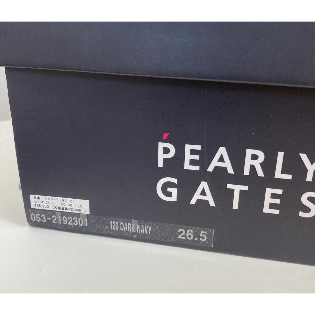 PEARLY GATES - 新品 パーリーゲイツ メゾンロゴ ローカット ゴルフ