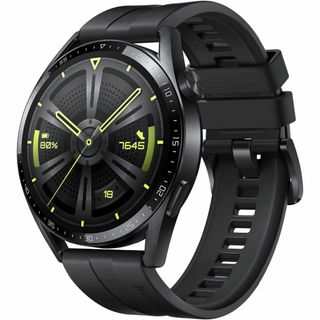 ファーウェイ(HUAWEI)のHUAWEI WATCH GT 3 46mm スマートウォッチ ブラック iOS(その他)