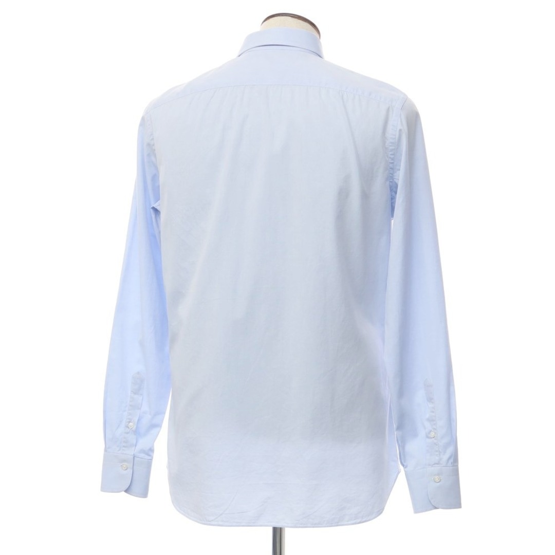 ボリエッロ BORRIELLO ツイルコットン ワイドカラー ドレスシャツ ライトブルー【サイズ44】【メンズ】 2