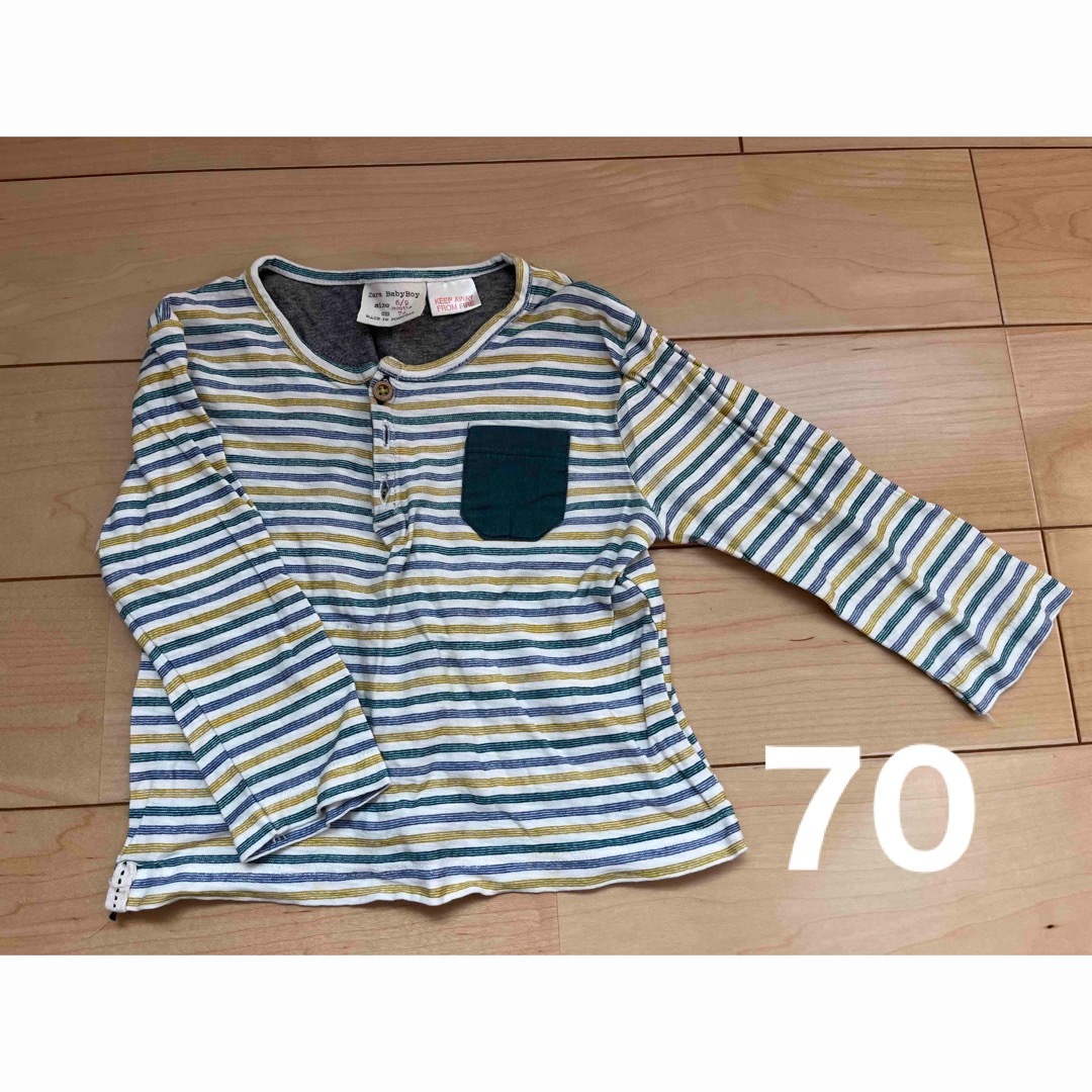 ZARA KIDS(ザラキッズ)のザラベビー  サイズ70 長袖 トップス キッズ/ベビー/マタニティのベビー服(~85cm)(シャツ/カットソー)の商品写真