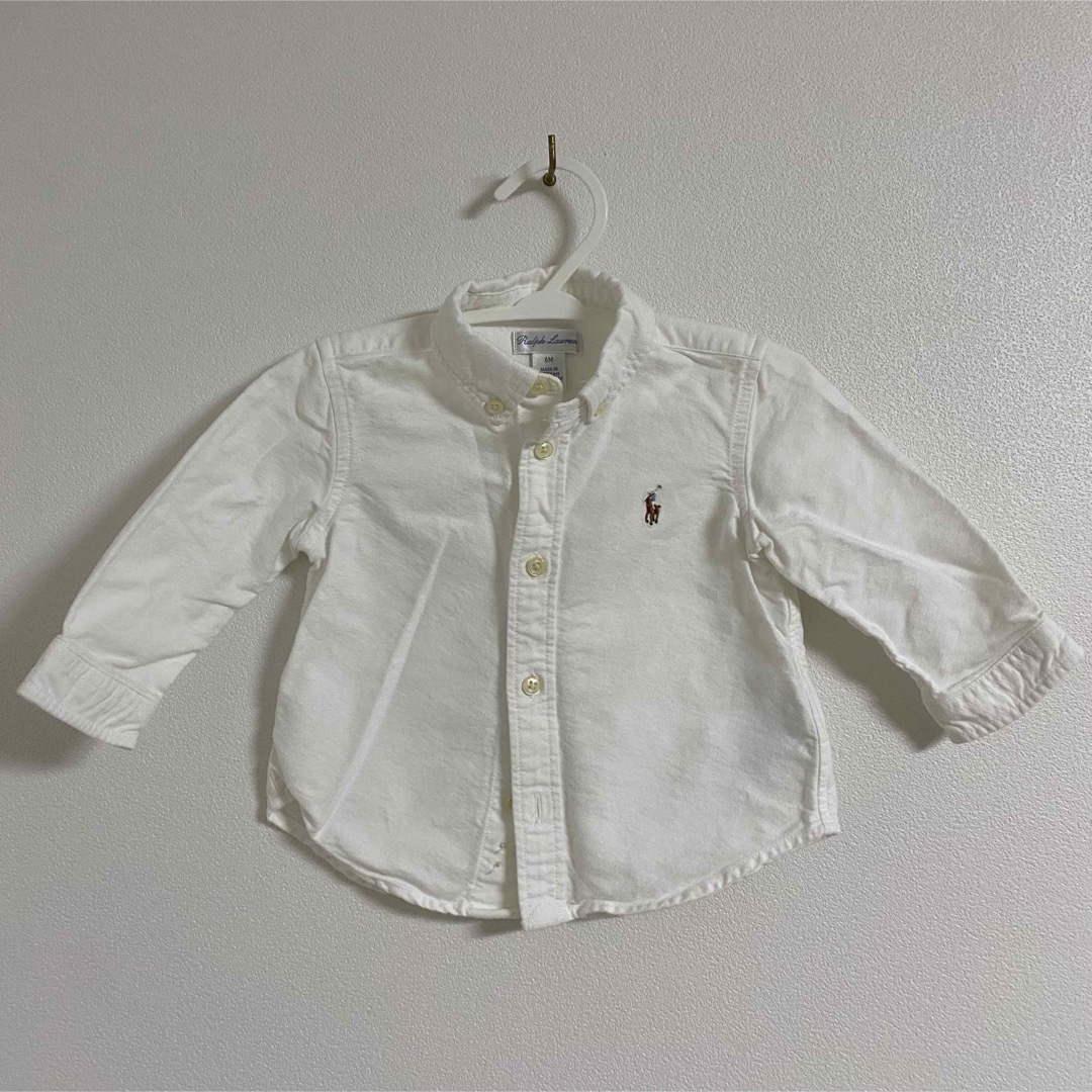 Ralph Lauren(ラルフローレン)のラルフローレン BABY コットンシャツ 6M キッズ/ベビー/マタニティのベビー服(~85cm)(シャツ/カットソー)の商品写真