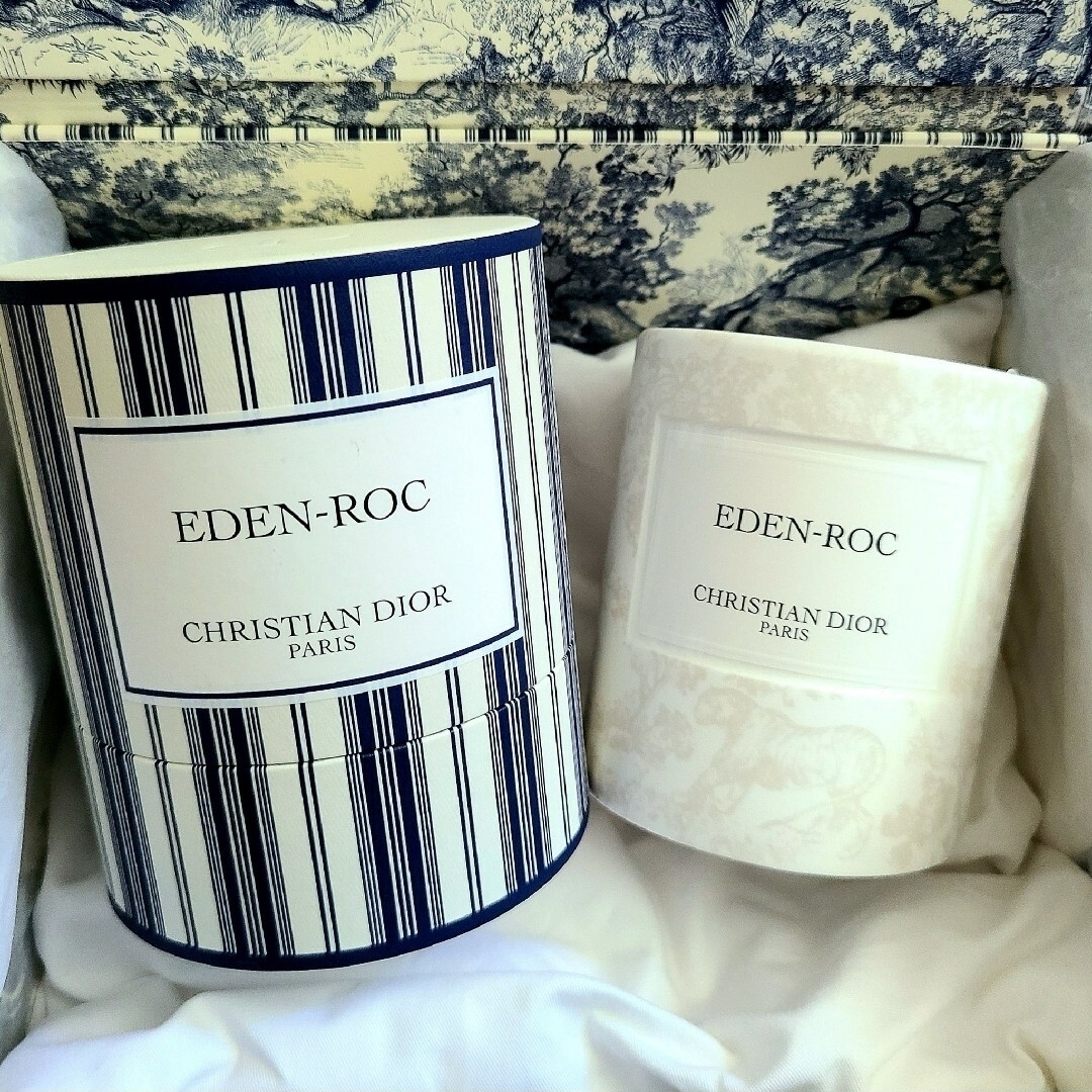 Dior(ディオール)のメゾンクリスチャンディオール エデンロックキャンドル+1000円でボックス付き コスメ/美容のリラクゼーション(キャンドル)の商品写真