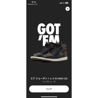 ジョーダン(Jordan Brand（NIKE）)のNike Air Jordan 1 Retro High OG Palomino(スニーカー)