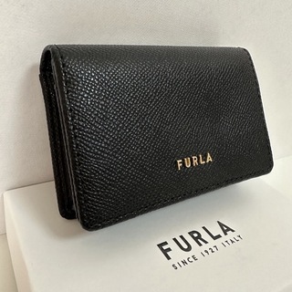 フルラ(Furla)の【新品 未使用】FURLA CLASSIC カードケース ブラック(名刺入れ/定期入れ)