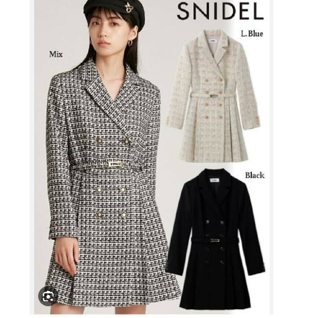 SNIDEL - 新品未使用 スナイデルジャケットミニワンピースの通販 by