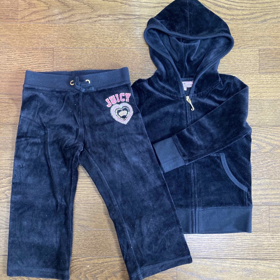 Juicy Couture(ジューシークチュール)のJUICY COUTUREジャージセット キッズ/ベビー/マタニティのキッズ服女の子用(90cm~)(その他)の商品写真