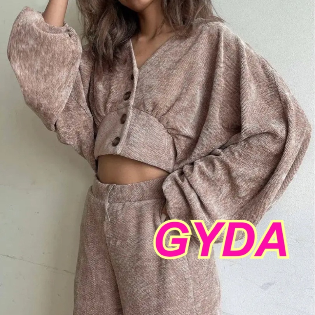 GYDA × 倖田來未★コラボ★ベロアライクセットアップ★ベージュ