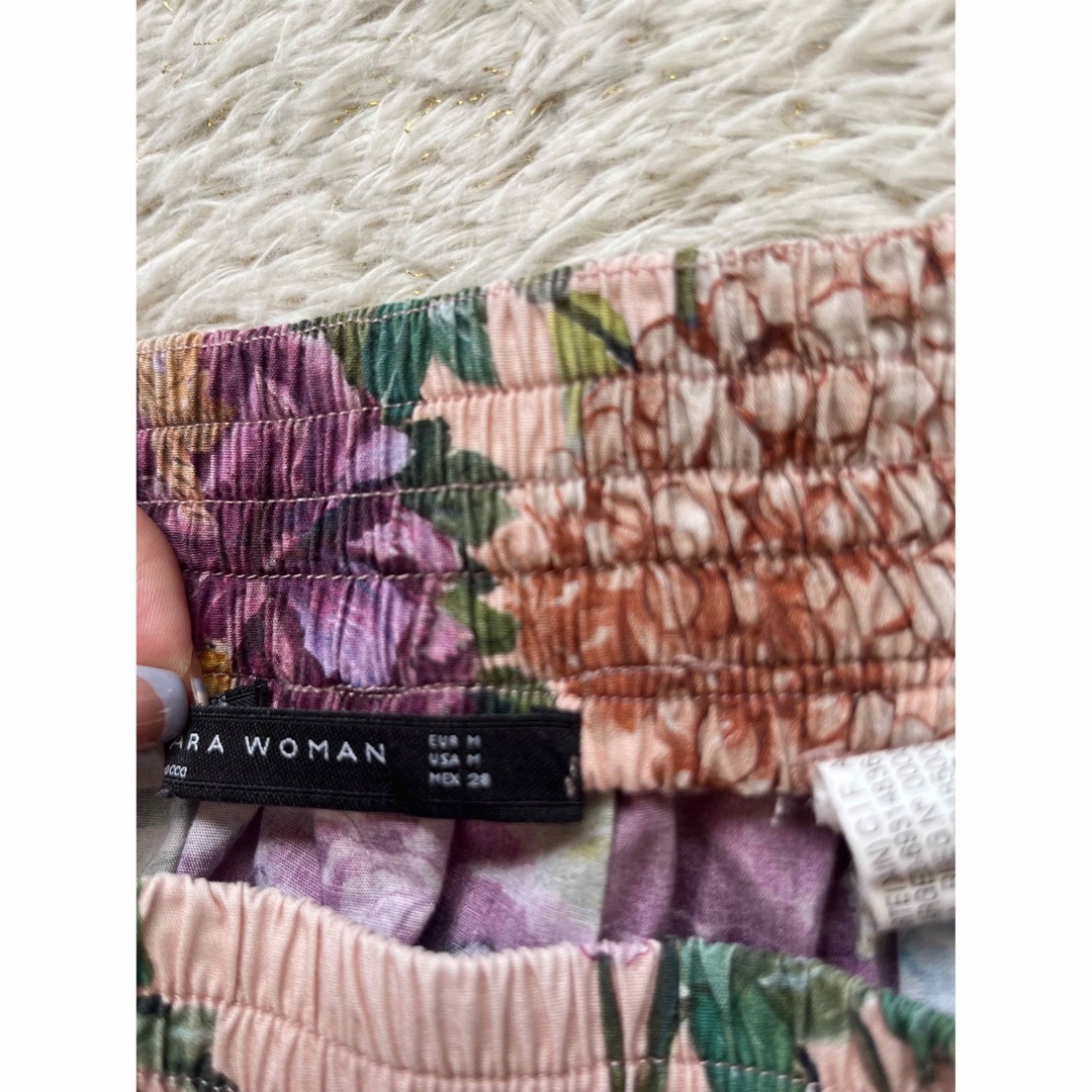 ZARA - 美品 ZARA ザラ ロングスカート スカート 花柄 ピンク ZARA - 美品 ZARA ザラ ロングスカート スカート 花柄 ピンク