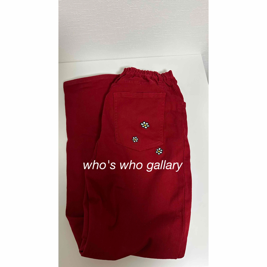 WHO'S WHO gallery(フーズフーギャラリー)のwho's who gallary ストレートパンツ レディースのパンツ(カジュアルパンツ)の商品写真