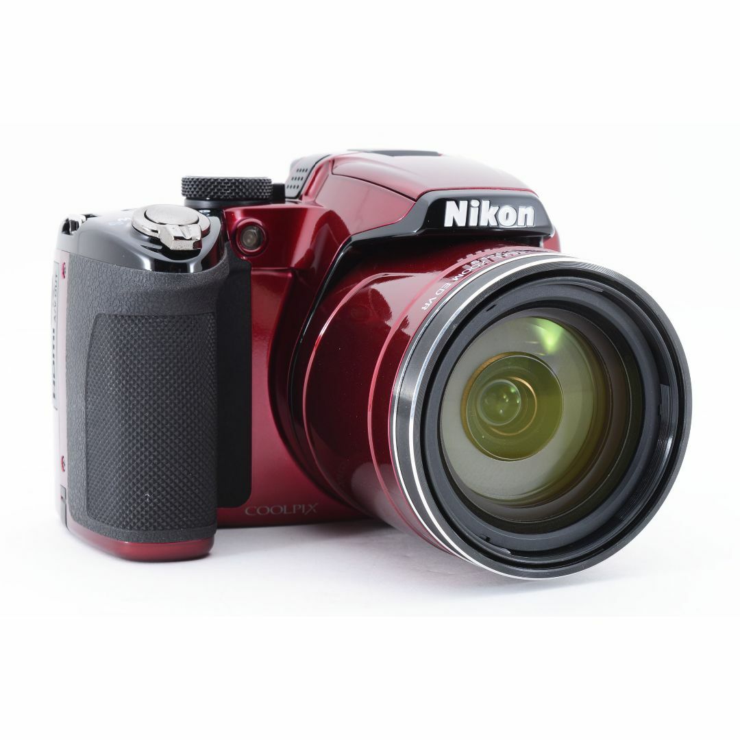 □美品□ Nikon COOLPIX P510 レッド 1610万画素 取説付-nielitexams.com