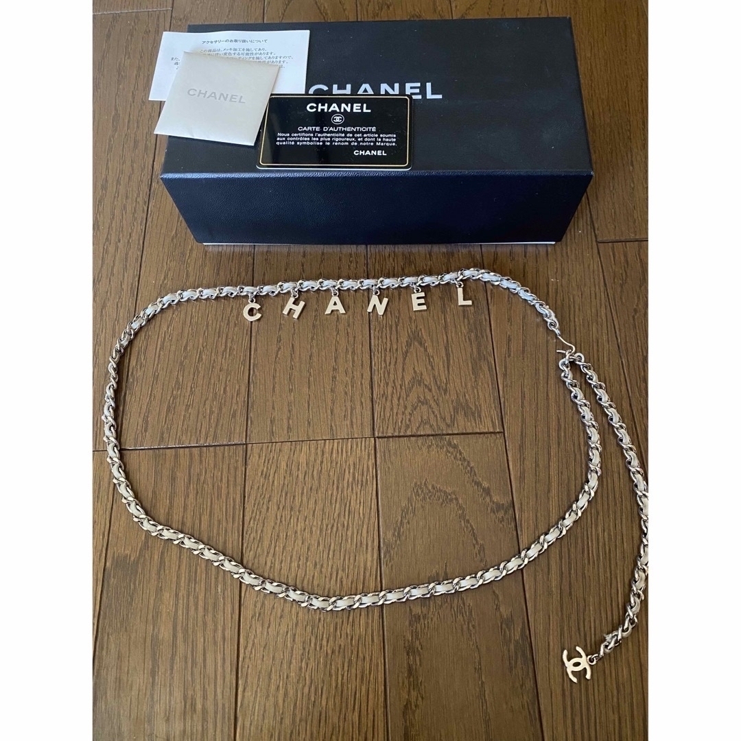 希少CHANEL ヴィンテージ ロゴチェーンベルト-tops.edu.ng