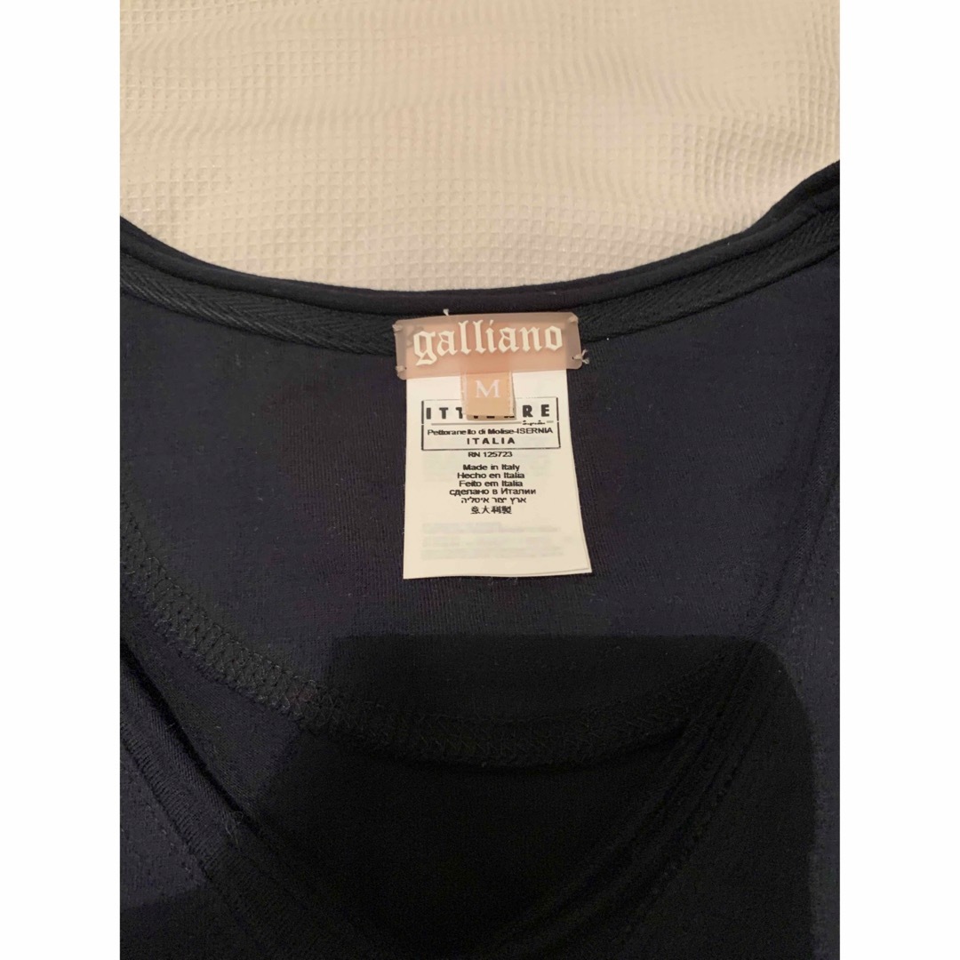 GALLIANO(ガリアーノ)のgalliano Vネック　スカル柄　ロンT メンズのトップス(Tシャツ/カットソー(七分/長袖))の商品写真