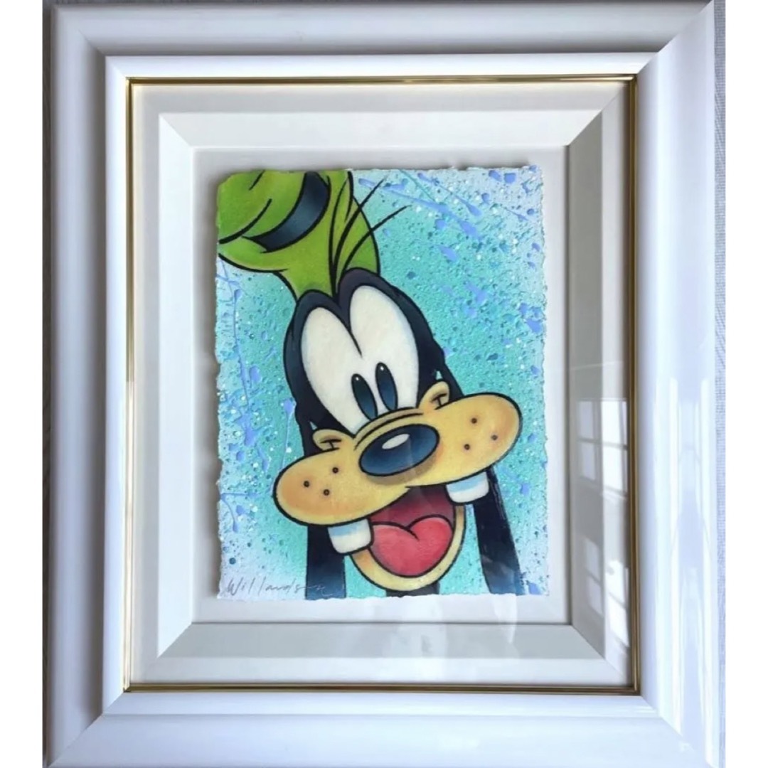 Disney(ディズニー)の【オーダーメイド】グーフィー/デイビットウィラードソン/絵画 エンタメ/ホビーの美術品/アンティーク(絵画/タペストリー)の商品写真