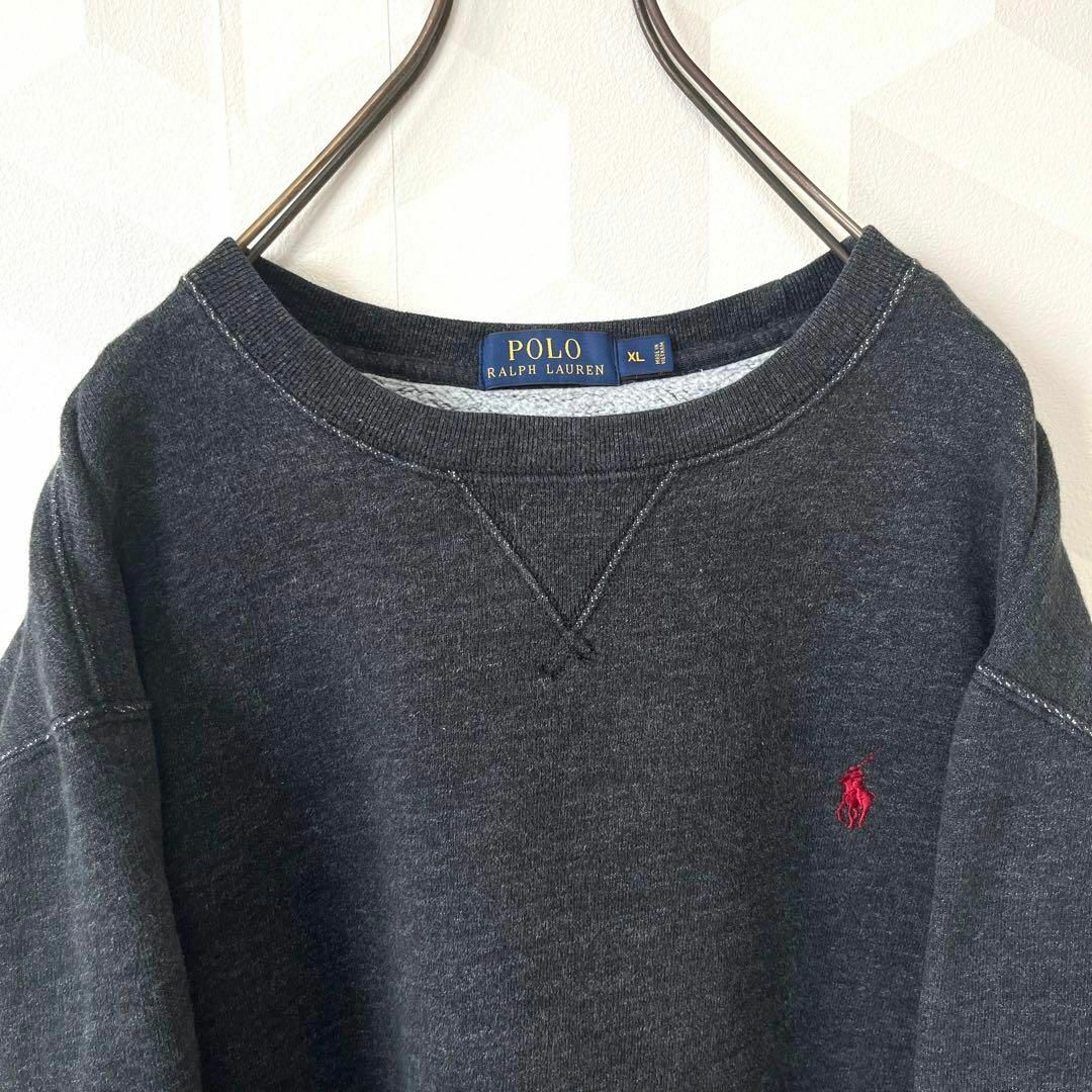 正規品 ラルフローレン スウェット グレー メンズ ラルフ 肉厚