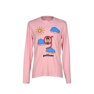 ガリアーノ(GALLIANO)のgalliano ピンク　ロンT(Tシャツ/カットソー(七分/長袖))