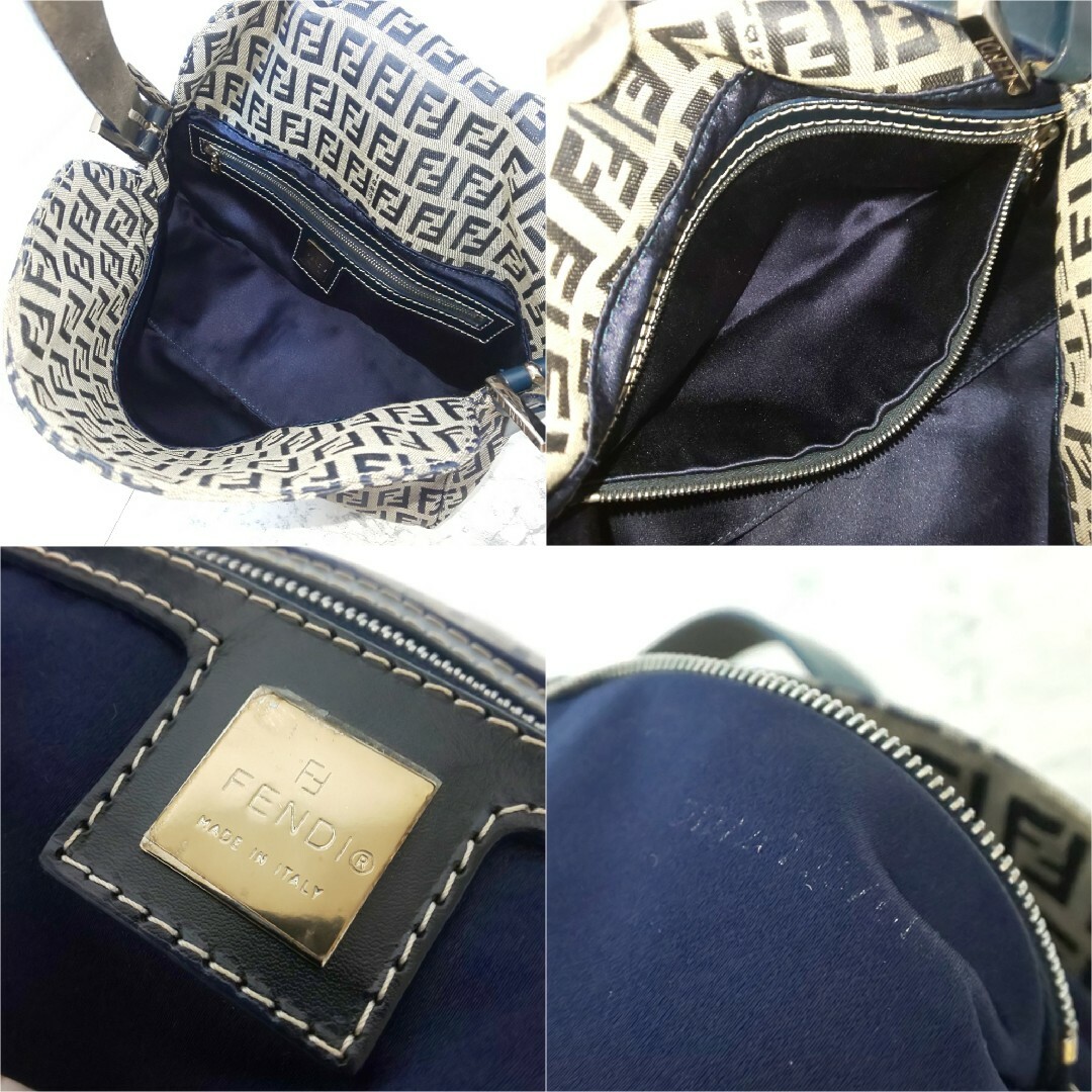 極美品/希少 FENDI マンマバケット ワンショルダーバッグ ズッカ