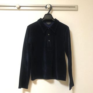 アーペーセー(A.P.C)の【格安！】A.P.C ポロニット 襟付きカットソー(カットソー(長袖/七分))