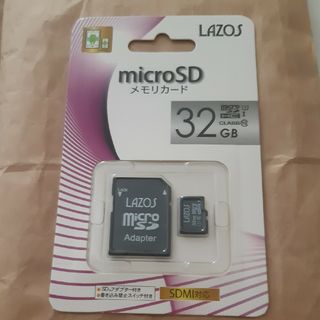 Lazos microSDHCメモリーカード Class10 32GB L-32(その他)