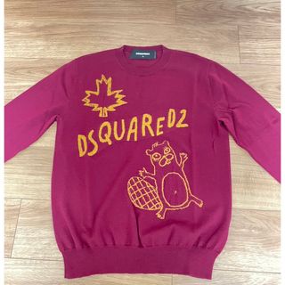 ディースクエアード(DSQUARED2)の値下げ　DSQUARED2 ディースクエアード　ボルドーニット(ニット/セーター)