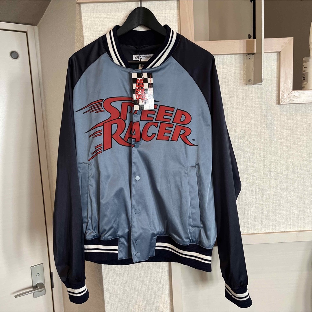 【新品】ZARA SPEED RACER グラフィック ボンバージャケット