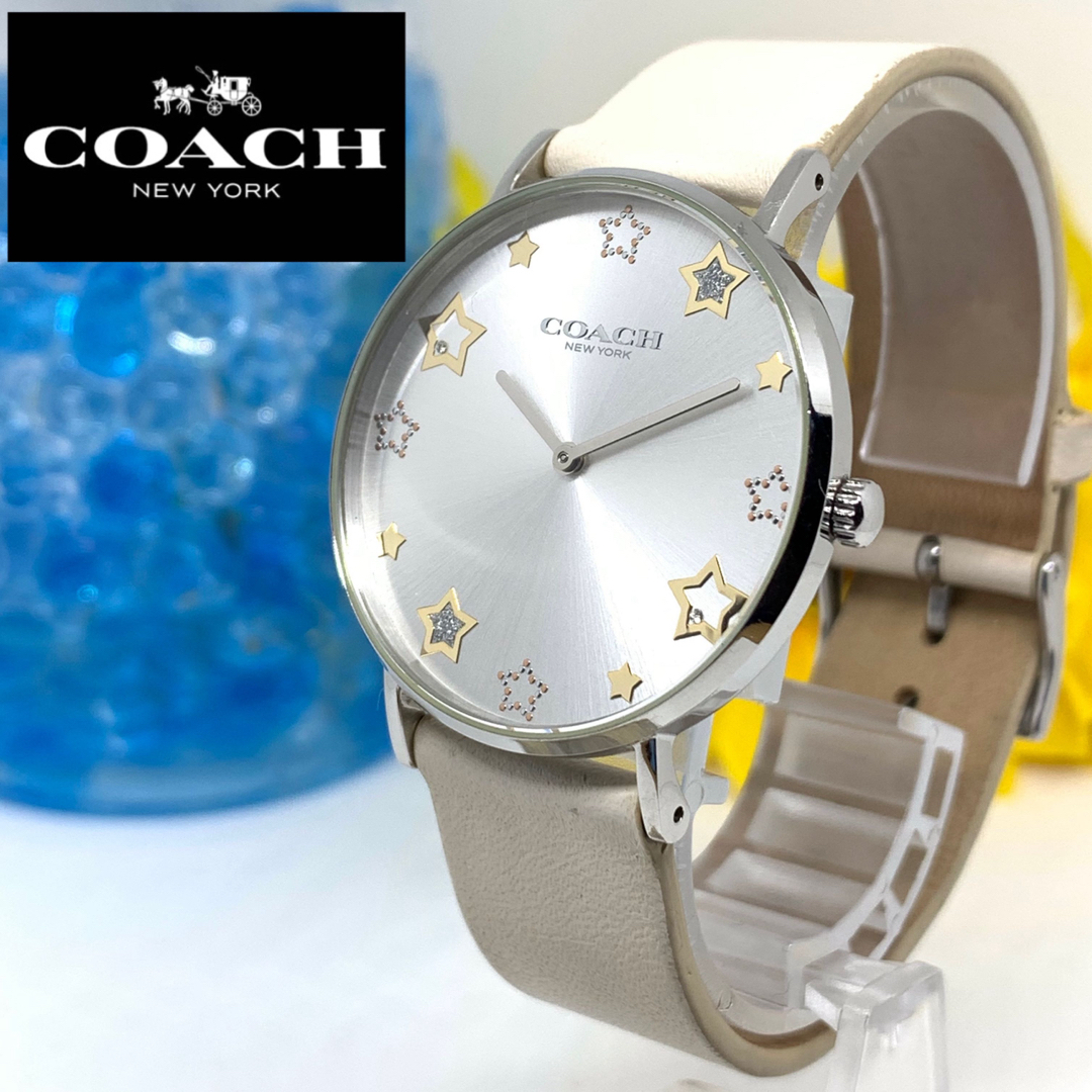 【COACH】コーチ 腕時計 レディース 人気 星柄 新品電池です☆ | フリマアプリ ラクマ