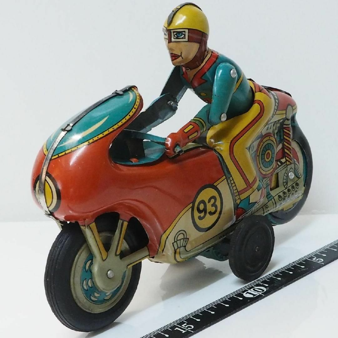 【オリエンタル メタル インダストリー インド バイク】ブリキ製バイクTIN箱無のサムネイル
