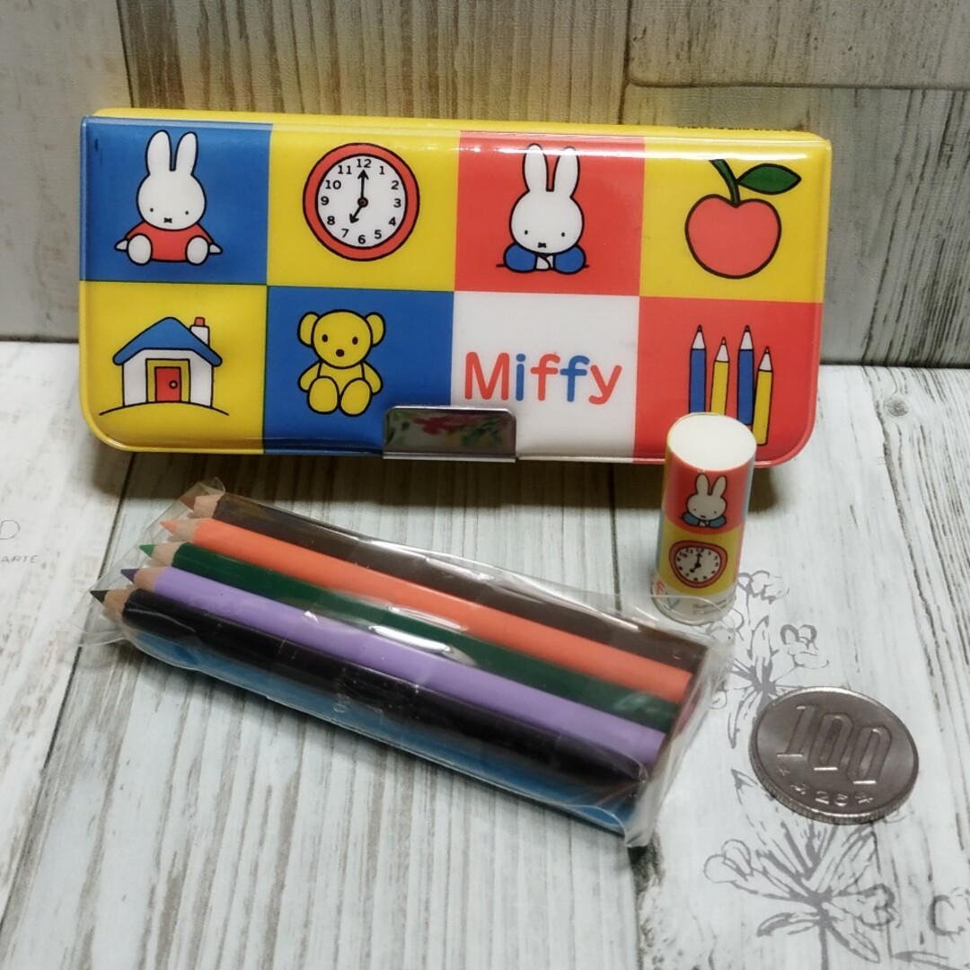 miffy(ミッフィー)の昭和レトロ【ミッフィー】ミニ色鉛筆セット🎨 エンタメ/ホビーのおもちゃ/ぬいぐるみ(キャラクターグッズ)の商品写真