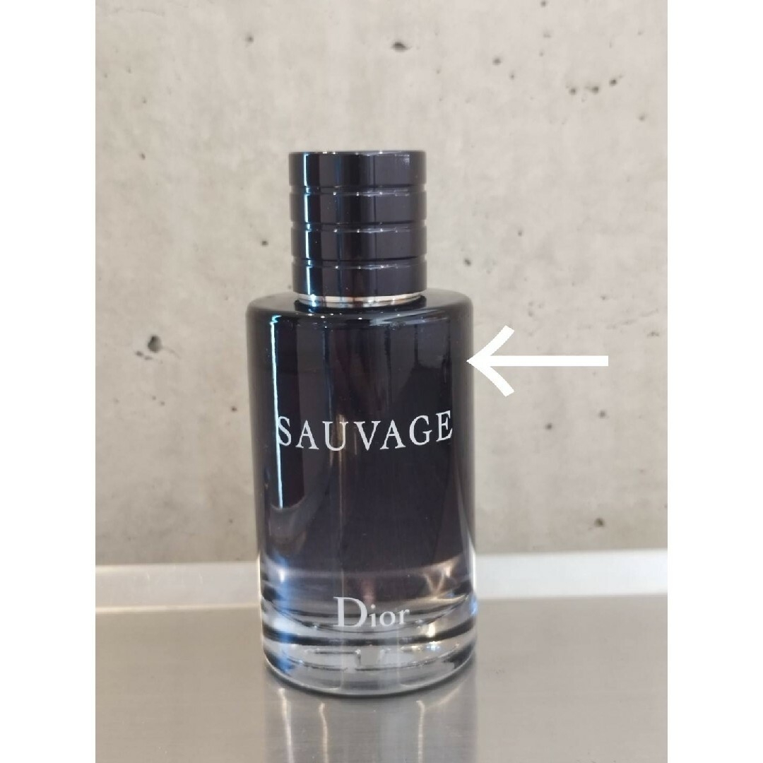 ユニセックスDior SAUVAGE　香水EDT 100ミリ　ほぼ満タン