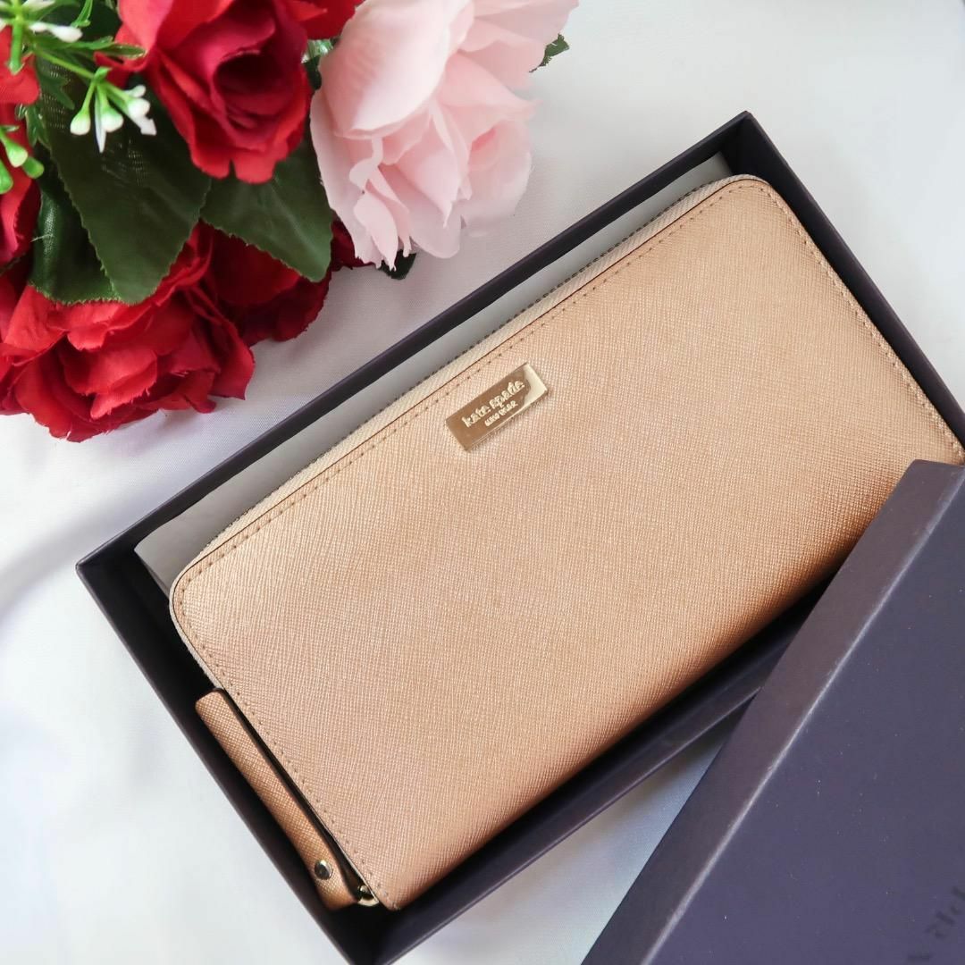 kate spade new york - s631 美品！ケイトスペード 長財布 ラウンド