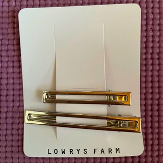 ローリーズファーム(LOWRYS FARM)のヨコヅケメタルバレッタ/ヘアクリップ　(バレッタ/ヘアクリップ)