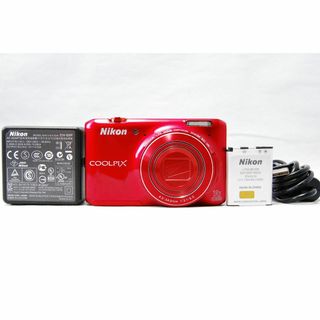 ニコン(Nikon)のNikon COOLPIX S6400 レッド コンパクトデジタルカメラ(コンパクトデジタルカメラ)