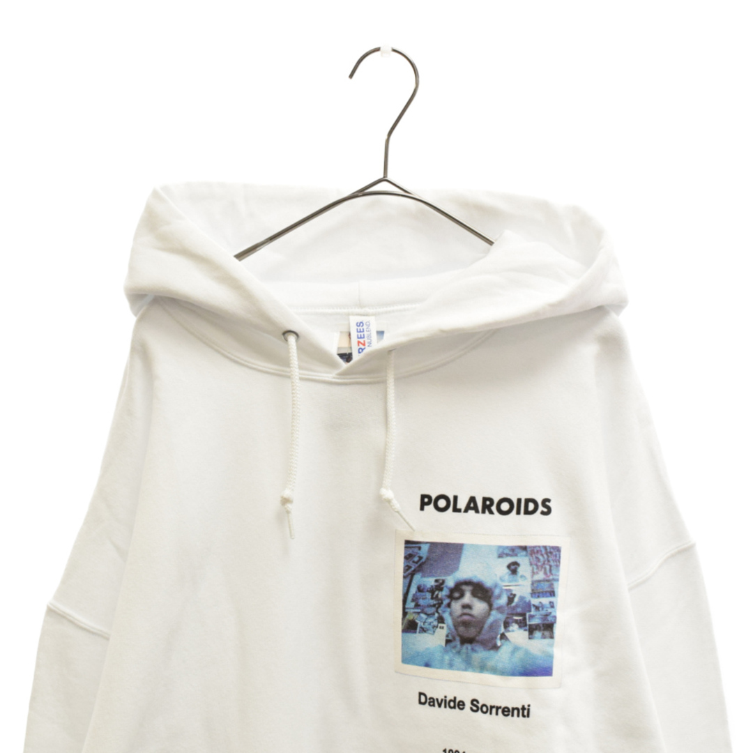 WACKO MARIA ワコマリア 23AW DAVIDE SORRENTI / PULLOVER HOODED SWEAT SHIRT ( TYPE-1 ) ダヴィデソレンティ プルオーバーパーカー ホワイト DAVIDESORRENTI-WM-SS04