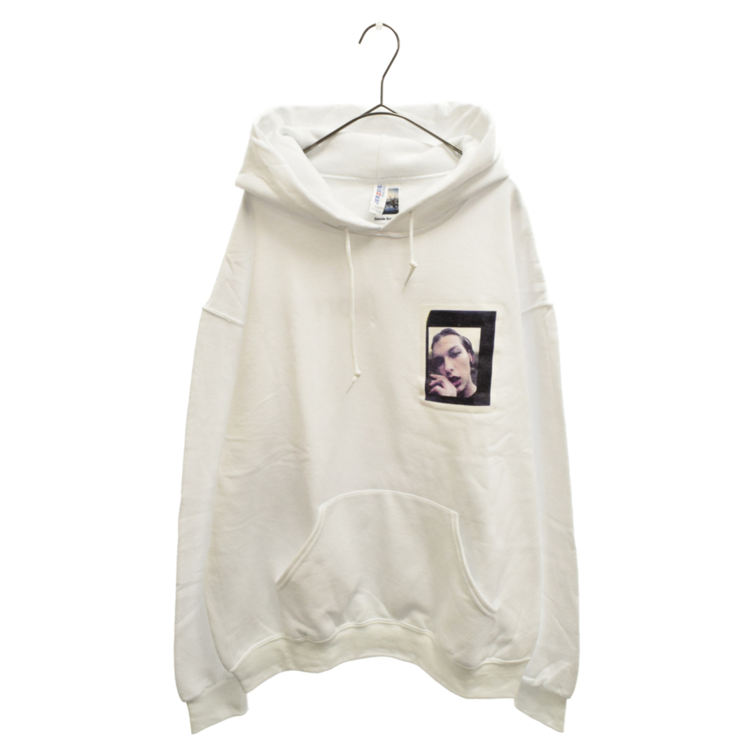 WACKO MARIA ワコマリア 23AW DAVIDE SORRENTI / PULLOVER HOODED SWEAT SHIRT ( TYPE-2) ダヴィデソレンティ プルオーバーパーカー ホワイト DAVIDESORRENTI-WM-SS05