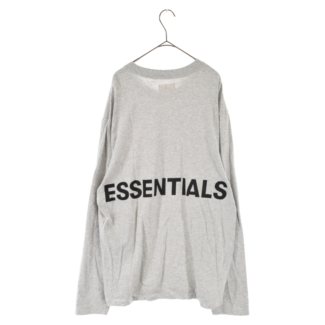 FOG Essentials エフオージー エッセンシャルズ バックロゴ プリント オーバーサイズ ロングスリーブTシャツ 長袖Tシャツ グレー