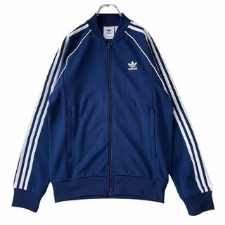 6977 美品✨adidasトラックジャケット SST ネイビー M(ジャージ)