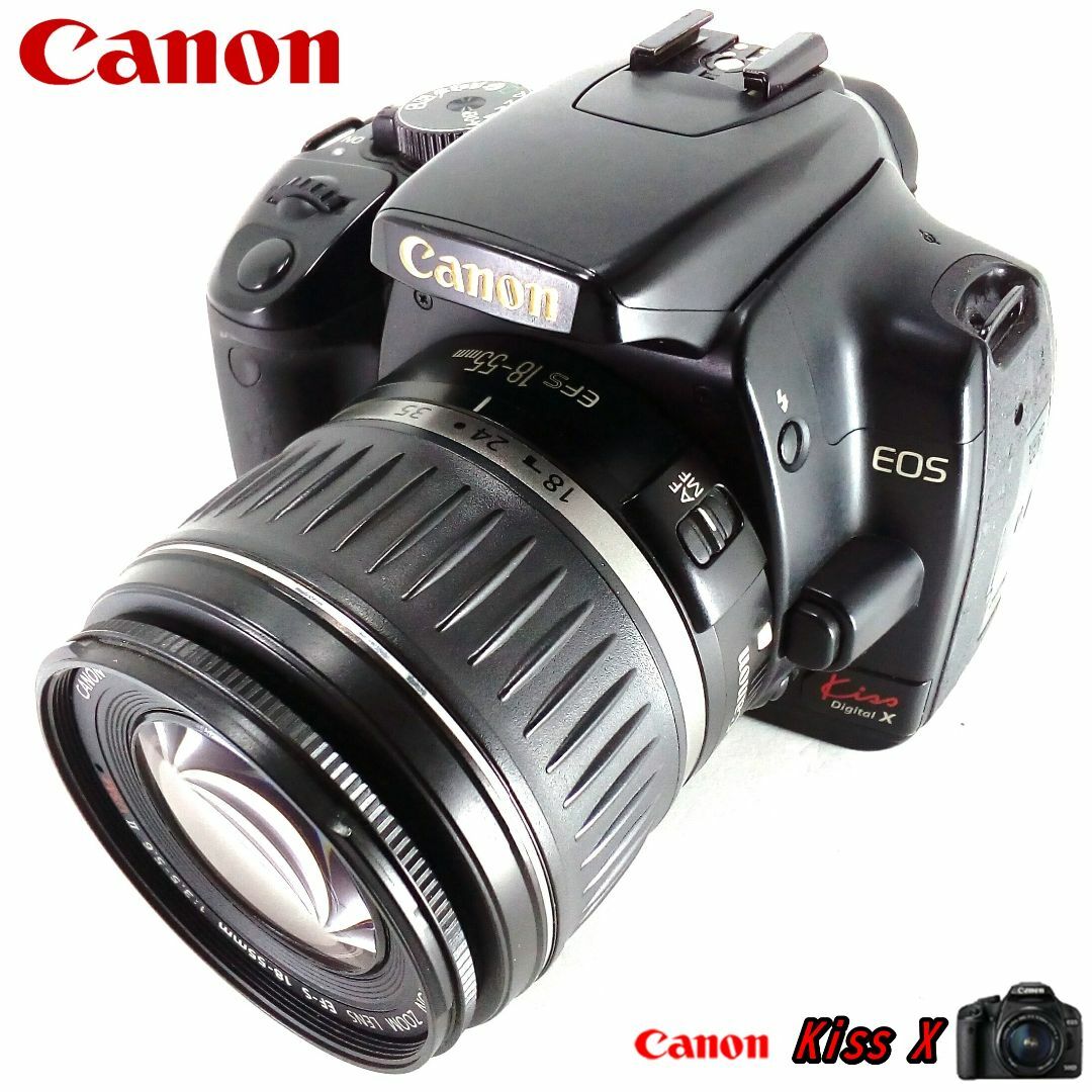 特価新品 Canon EOS KISS DIGITAL X カメラセット MhDFc-m28756850790