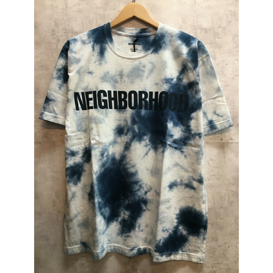 NEIGHBORHOOD TYE DYE.CREWNECK SS BLACK/L